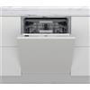 Whirlpool Lavastoviglie da Incasso 14 Coperti Classe C Incassata a Scomparsa Totale 60 cm - W0I D741A S