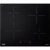 De Longhi Piano Cottura a Induzione 4 Fuochi Vetroceramica colore Nero - PIN 62