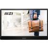 MSI Monitor Portatile 15,6 Pollici Full HD Speaker Integrati Mini-HDMI USB-C colore Nero - PRO MP161 E2