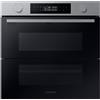 Samsung Forno Elettrico da Incasso Ventilato Multifunzione con Grill e Vapore Capacità 76 Litri Classe A+ Larghezza 56 cm colore Inox Wifi Dual Cook Flex - NV7B4540VBS