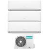 Hisense Climatizzatore Trial Split Inverter 9000+9000+12000 Btu /h Condizionatore con Pompa di Calore Classe A++/A+ Gas R32 WiFi (Unità Interna + Unità Esterna) - 3AMW62U4RJC Serie Hi-Comfort