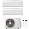 Samsung CONDIZIONATORE SAMSUNG INVERTER DUAL SPLIT WINDFREE AVANT S2 9000+12000 con AJ050TXJ R-32 CLASSE A+++ WIFI - NEW 9+12