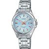 Casio LTP1308D-2AV Orologio da donna analogico in acciaio inossidabile con quadrante blu, Blu, Movimento al quarzo