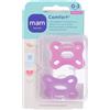 BAMED BABY ITALIA Srl Succhietto in Silicone Femmina MAM Comfort 0-3 Mesi