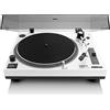 Lenco L-3810 Giradischi con azionamento diretto - Giradischi DJ - 33/45 giri/min - Pitch Control - Sistema di pickup magnetico - Illuminazione ago - Pitch Control - Bianco