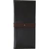 Tommy Hilfiger Portafoglio da uomo in vera pelle RFID lungo bifold segretaria, Ranger marrone, taglia unica