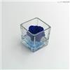 Ars Nova Cubo fondo pietra 6x6 - rosa cherie blu e gocce