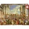 Educa - Puzzle di 4000 pezzi per adulti | Canae di Cana, Paolo Veronese. Misura: 136 x 96 cm. Include un servizio perduto per lo stock. Raccomandato da 4 5 6 anni (19949)