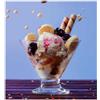 Topkapi Cornettini 251.064 - Set di 6 bicchieri per gelato, dessert e yogurt, sorbetto, gelato, cioccolato, 6 pezzi