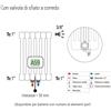 CORDIVARI Batteria Completa Radiatore in Acciaio Cordivari ARDESIA AS9 3 Colonne da 14 Elementi Interasse 1744 mm Altezza 1800 mm con Tappi e Riduzioni Inclusi
