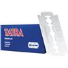 Tatra 5 lamette da barba Tatra stainless steel platinum