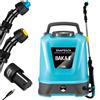 BAKAJI Nebulizzatore a Batteria 10Litri Senza Fili Spruzzatore a Pressione per Giardino