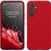 kwmobile Custodia Compatibile con Samsung Galaxy A54 5G Cover - Back Case per Smartphone in Silicone TPU - Protezione Gommata - rosso classico