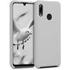 kwmobile Cover per Huawei P Smart (2019) Custodia - Back Case per Smartphone in Silicone TPU - Protezione Gommata - grigio chiaro opaco