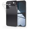 kwmobile Cover Compatibile con Apple iPhone 12 mini - Custodia Morbida in Silicone TPU - Crystal Case Custodia Flessibile - trasparente