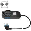 ECOVA MULTIPRESA BIPASSO 3 POSTI SPINA 16A NERA -ECO30332N