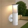 Applique Solare Bianca in Acciaio, con Sensore di Movimento, IP54 Bianco Naturale 4.000K