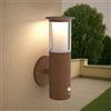 Applique Solare Corten in Acciaio, con Sensore di Movimento, IP54 Bianco Naturale 4.000K