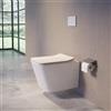 Parama Vaso filomuro rimless in ceramica bianco lucido con sedile soft-close | Londra