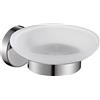 Gedy Portasapone a muro Gedy in vetro satinato e acciaio inox cromato | Project