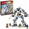 LEGO NINJAGO Legacy Zane's Titan Mech Battle 71738 Ninja Toy Building Kit Featuring Collectible Minifigures, New 2021 (840 Pieces)