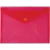NIKOFFICE BUSTA CON BOTTONE NIKOFFICE A4 IN PP TRASPARENTE ROSSO 01NIK049
