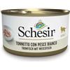 Schesir Complete Nutrition gatto in jelly da 85g Gusto Tonnetto e Pesce Bianco