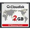 Cloudisk Compact Flash Card 2GB CF 2.0 Prestazioni per fotocamere digitali vintage e attrezzature industriali (2GB CompactFlash)