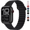 Fullmosa Cinturino Magnetico Sportivo in Silicone per Apple Watch Cinturino 44mm 40mm 46mm 45mm 41mm 38mm 42mm 49mm, Cinturini di Ricambio Compatibile Apple Watch Ultra SE Serie 10 9 8 7 6 5 4 3 2 1
