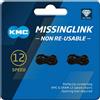 KMC Missing link falsamaglia KMC 2 set 12 velocita' DLC BLACK