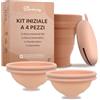 Bamboozy Disco Menstruale con Custodia in Silicone (M) - Disco Menstruale Sostenibile e Riutilizzabile in 100% Silicone Medicale - Senza BPA - Protegge fino a 12 ore - per Sport e Nuoto
