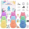 SHUCHING 9 Grandi Bombe da Bagno Bambini Orsa, Bombe da Bagno con Sorpresa, Set Regalo Bath Bombs Naturali Bio per Bambini Compleanno Natale Festa