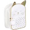 THE CONCEPT FACTORY Concept Factory VO1420 - Zaino con gatto bianco, per il tempo libero e bagaglio