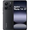 Xiaomi Redmi Note 14 5G 8+256GB, Smartphone 6.67, AMOLED, MediaTek Dimensity 7025-Ultra, Nero (versione EU)