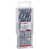 Bosch Accessories 2608577236 HSS PointTeQ (6,8 x 69 x 109 mm) - Set da 10 Pezzi di Punte Elicoidali per Trapano per Metallo, Acciaio, Fusione o Plastica, Grigio (Argento), Ø 6.8 mm