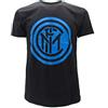 Perseo Trade srl Perseo Trade Maglietta Ufficiale Inter, Nuovo Logo Internazionale, Prodotto Ufficiale, novità 2019, Nero - 4-6 Anni, Nero, 4-6 Anni