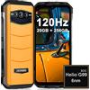 DOOGEE S100 Rugged Smartphone(2023), 20GB+256GB Dual 4G Gaming Rugged Unlocked, 6.6 FHD+ 120Hz, 108 MP Tripla Fotocamera Telefono Indistruttibile, Dual Speakers, Android 12, IP68/IP69K, NFC/OTG