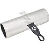 Towwoo Guiro in Acciaio Inox, Metallo Guiro, Strumento Di Formazione Strumento di Percusion Latina, Con Raschietto Per Concerti, Spettacoli, Principianti (12x 4)