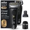 Braun Rasoio Braun Series 9 Pro+ 9590cc Wet & Dry Trimmer Nero