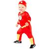 amscan -9909321 Costume Flash per bambino 12-18 Mesi, Bambini Unisex, 9909321, Multicolore