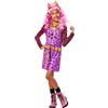 Rubie's Rubies Costume Clawdeen Classic per bambina, vestito e fascia per capelli, Monster High ufficiale, per Carnevale, Natale, Compleanni, Feste e Halloween