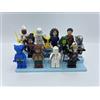 LiftWood Espositore vetrina Tribuna per minifigure Lego® (azzurro - piastre nere, per 12 minifigure)