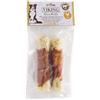Viking Rawhide snack per cani bastoncini in pelle bovina - 2 pezzi 14 cm - con pollo e ripieno di fegato - 1° ORDINE? scegli lo sconto BZR5 / BZR20 + 200 punti fedeltà