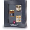 Stefania Calugi - Tris Confetture per Formaggi - Kit da 3 Marmellate - Artigianale - Fichi, Fragole e Arance - Percorso di Degustazione - Box Idea Regalo - 40g per Vasetto