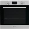 Indesit IFW 65Y0 IX Serie Inox Forno Elettrico da Incasso Ventilato Multifunzione con Grill Porta Click&Clean 66 Litri 60 cm Classe A colore Nero