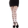 Leg Avenue,Leg Avenue Hosiery Calze Con Aperture e Fiocchi - Unisex , Bianco