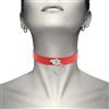 Accessories,Coquette Chic Desire Coquette Chic Desire Collare Artigianale Con Anello - Rosso