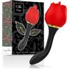 Mia Rosa Rossa Con Lingua Vibrante E Vibratore Anale Mia Praga