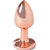 SecretPlay,Sex Toys Plug Anale Secret Play - Oro Rosa 7 Cm