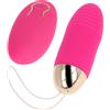 OhMama,Stimulating Uovo Vibrante Ohmama Telecomandato Con 10 Modalità - Rosa